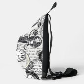 Alice im Wunderland für viktorianische Pocket Watc Crossbody Bag (Rechts)