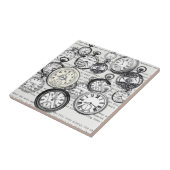 Alice im Wunderland für viktorianische Pocket Watc Fliese (Seite)