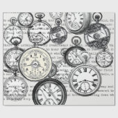 Alice im Wunderland für viktorianische Pocket Watc Geschenkpapier (Flach)