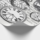 Alice im Wunderland für viktorianische Pocket Watc Geschenkpapier (Ecke)