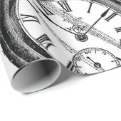 Alice im Wunderland für viktorianische Pocket Watc Geschenkpapier (Rolleneckpunkt)