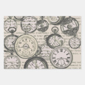 Alice im Wunderland für viktorianische Pocket Watc Geschenkpapier Set (Vorderseite 3)