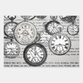 Alice im Wunderland für viktorianische Pocket Watc Geschenkpapier Set (Vorderseite 2)