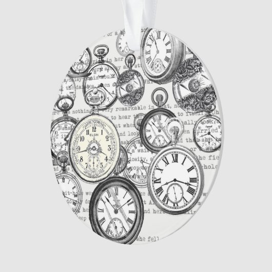 Alice im Wunderland für viktorianische Pocket Watc Ornament (Vorderseite)