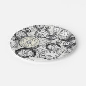 Alice im Wunderland für viktorianische Pocket Watc Pappteller (Schrägansicht)