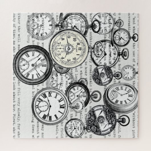 Alice im Wunderland für viktorianische Pocket Watc Puzzle (Horizontal)