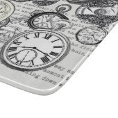 Alice im Wunderland für viktorianische Pocket Watc Schneidebrett (Ecke)