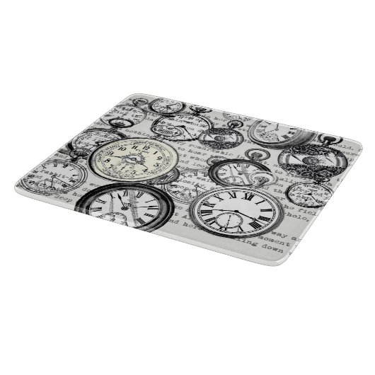 Alice im Wunderland für viktorianische Pocket Watc Schneidebrett (Ecke)