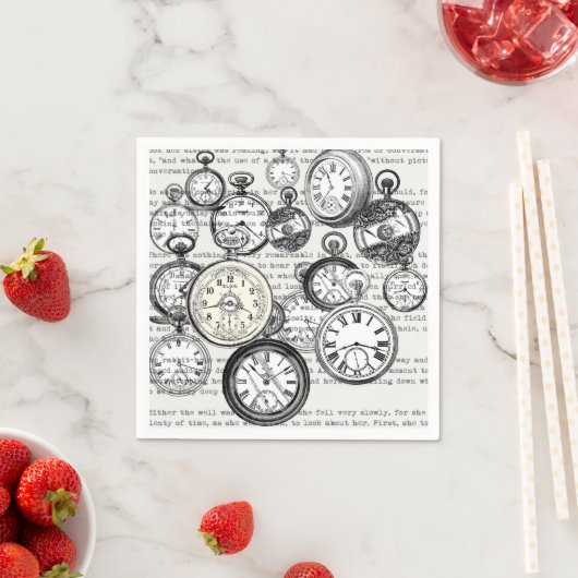 Alice im Wunderland für viktorianische Pocket Watc Serviette (Beispiel)