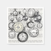 Alice im Wunderland für viktorianische Pocket Watc Serviette (Vorderseite)