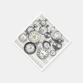 Alice im Wunderland für viktorianische Pocket Watc Serviette (Ecke)