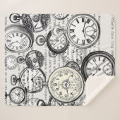 Alice im Wunderland für viktorianische Pocket Watc Sherpadecke (Vorderseite (Horizontal))