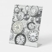 Alice im Wunderland für viktorianische Pocket Watc Sockelschild (Vorderseite)