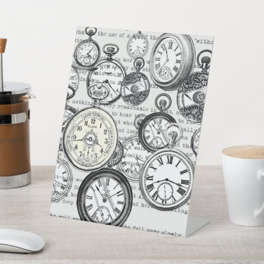 Alice im Wunderland für viktorianische Pocket Watc Sockelschild (In SItu)