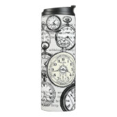 Alice im Wunderland für viktorianische Pocket Watc Thermosbecher (Nach links gedreht)