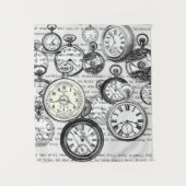 Alice im Wunderland für viktorianische Pocket Watc Wandteppich (Vorderseite)