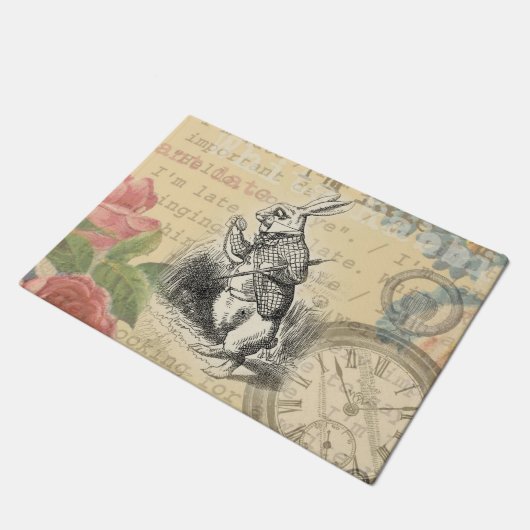 Alice im Wunderland Fußmatte (Schrägansicht)