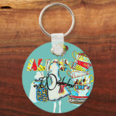 Alice im Wunderland Gastgeschenk Schlüsselanhänger (Vorderseite)