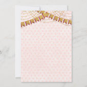 Alice im Wunderland Geburtstag Einladung (Rückseite)