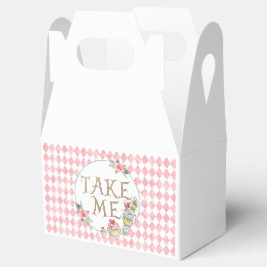 Alice im Wunderland Geburtstag Gönnerschachtel Geschenkschachtel (Geöffnet)