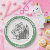 Alice im Wunderland Geburtstag oder sonstige Party Pappteller (Party)
