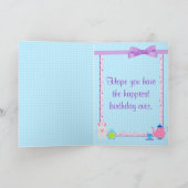 Alice im Wunderland Geburtstagsfeier Karte (Innenseite)