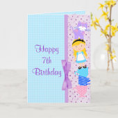 Alice im Wunderland Geburtstagsfeier Karte (Gelbe Blume)