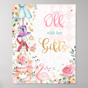 Alice im Wunderland Geburtstagskarten und Geschenk Poster