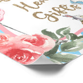 Alice im Wunderland Geburtstagsparty Geschenkdekor Poster (Ecke)