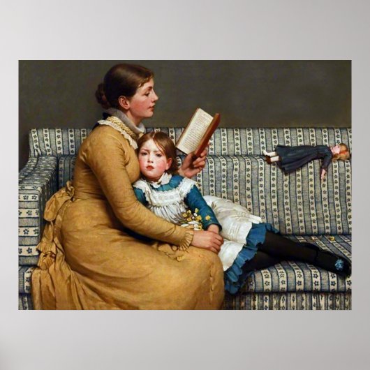 Alice im Wunderland~George Dunlop Leslie 1835-1921 Poster (Vorne)