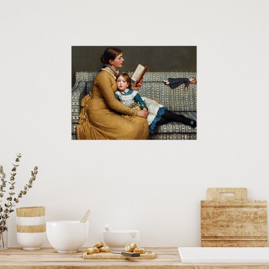 Alice im Wunderland~George Dunlop Leslie 1835-1921 Poster (Küche)