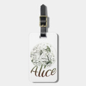 Alice im Wunderland Gepäckanhänger (Vorderseite vertikal)