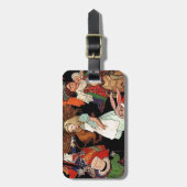 Alice im Wunderland Gepäckmarke Gepäckanhänger (Vorderseite vertikal)