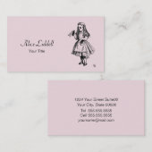 Alice im Wunderland-Geschäfts-Karte Visitenkarte (Vorne/Hinten)