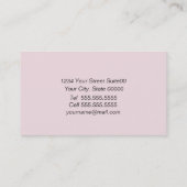 Alice im Wunderland-Geschäfts-Karte Visitenkarte (Rückseite)