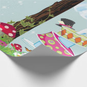 Alice im Wunderland-Geschenk-Verpackung Geschenkpapier (Ecke)