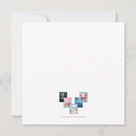 Alice im Wunderland Geschenkkarte (Rückseite)