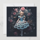 Alice im Wunderland Geschenkkarte (Vorderseite)