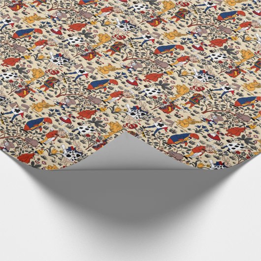 Alice im Wunderland Geschenkpapier (Ecke)