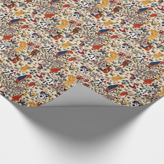 Alice im Wunderland Geschenkpapier (Ecke)