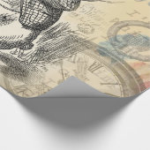 Alice im Wunderland Geschenkpapier (Ecke)