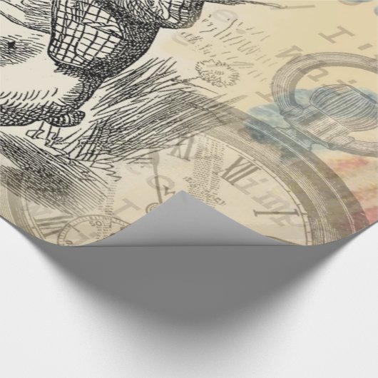 Alice im Wunderland Geschenkpapier (Ecke)
