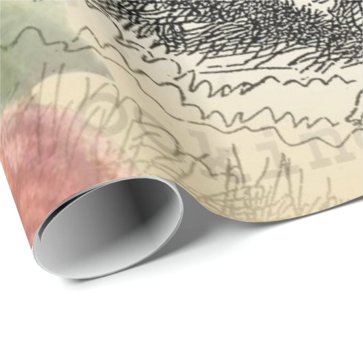 Alice im Wunderland Geschenkpapier (Rolleneckpunkt)