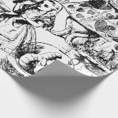 Alice im Wunderland Geschenkpapier (Ecke)