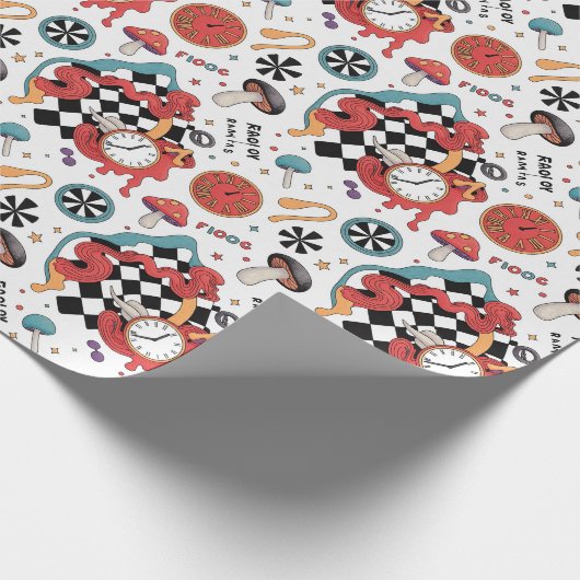 Alice im Wunderland Geschenkpapier (Ecke)