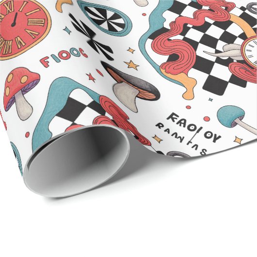 Alice im Wunderland Geschenkpapier (Rolleneckpunkt)