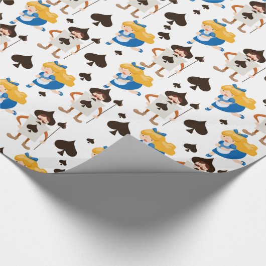 Alice im Wunderland Geschenkpapier (Ecke)