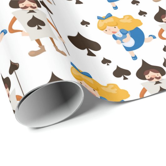 Alice im Wunderland Geschenkpapier (Rolleneckpunkt)