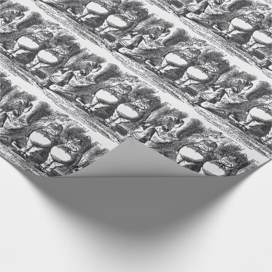 Alice im Wunderland Geschenkpapier (Ecke)