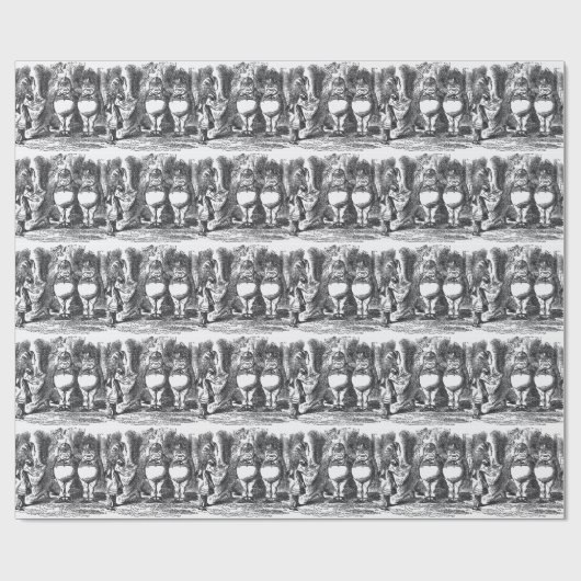 Alice im Wunderland Geschenkpapier (Flach)